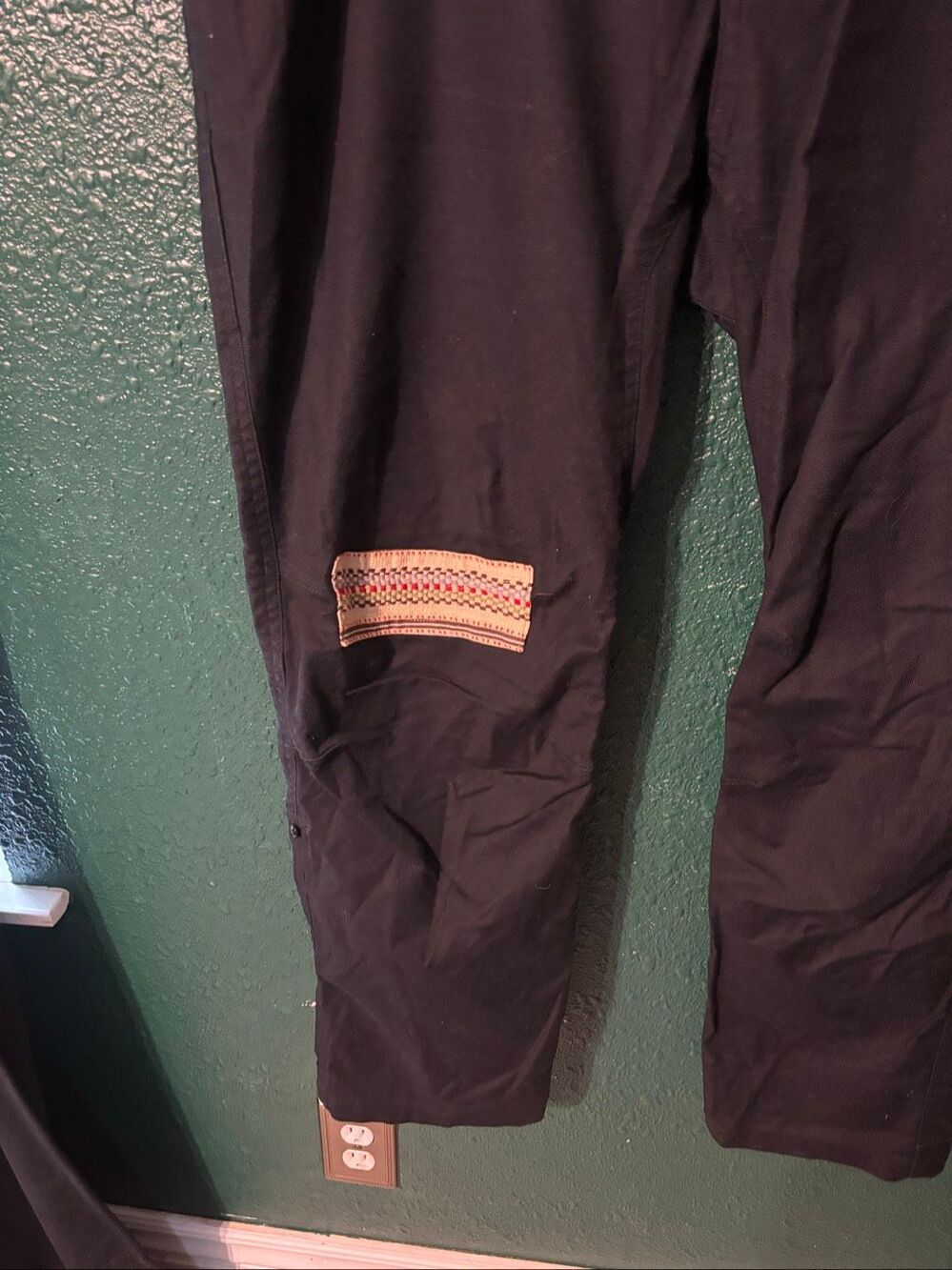 Livsn Trail Pants Mens Sz 40 L30 Pants Black Patch View 2